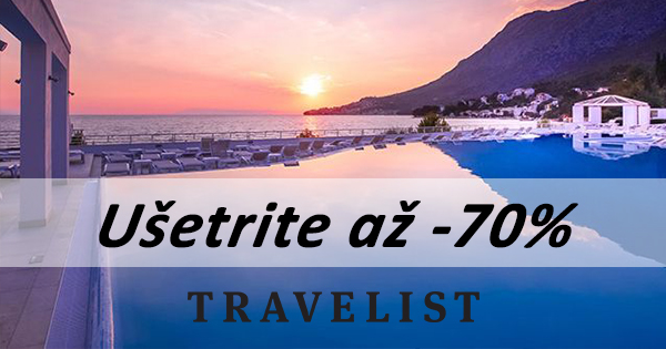 Ušetrite až -70% na dovolenkách s Travelist.sk
